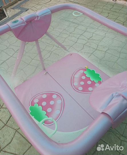 Большой детский манеж складной