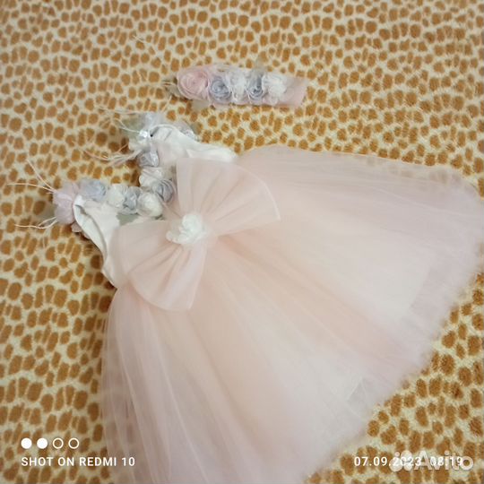 Платье для девочки 92