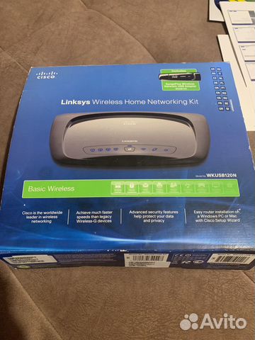 Cisco basic wireless WKUsb 120N купить в Москве | Электроника | Авито