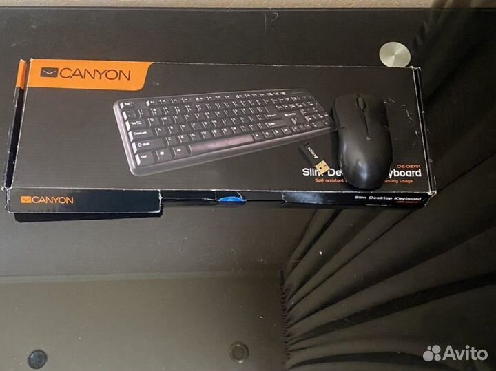 Беспроводная мышь и клавиатура, комплект