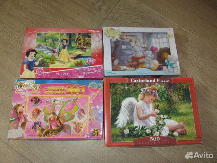 Пазлы разные (5 видов)