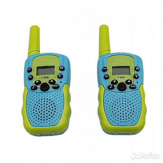 Рации T-388 комплект 2 шт, Цвет Голубой (T-388)