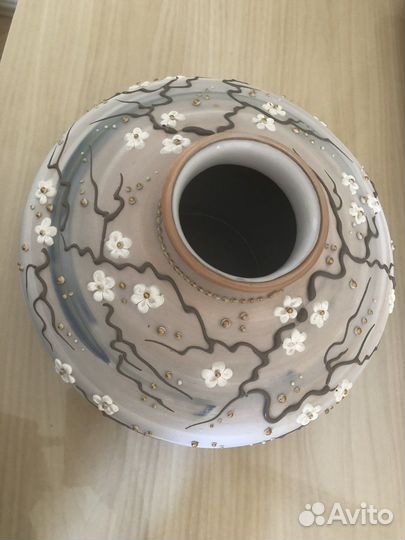 Ваза из гипса декоративная для интерьера