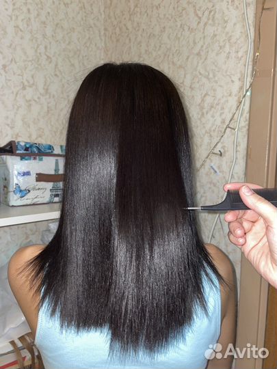 Кератиновое выпрямление/ ботекс волос