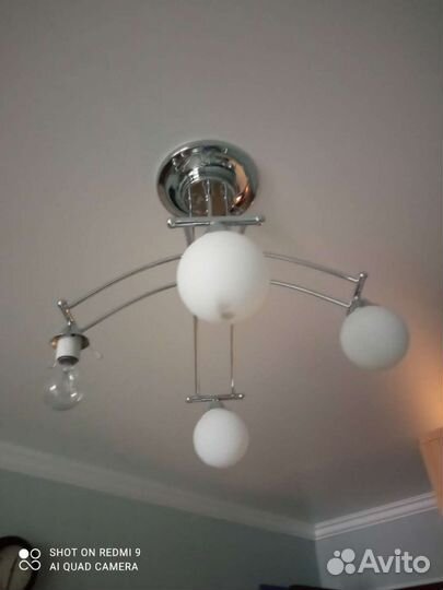 Люстра потолочная бу