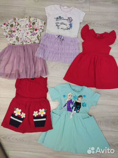 Пакет вещей для девочки 98-104р 3-4 годика