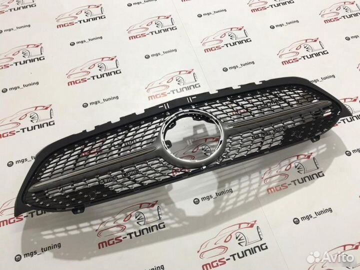 Решетка Mercedes A W177 Diamond Silver
