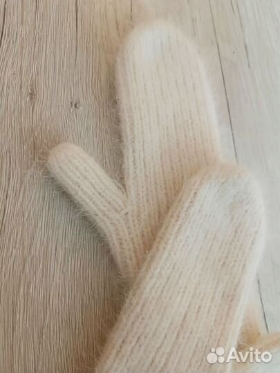 Варежки вязаные р-р 6.5-7.5