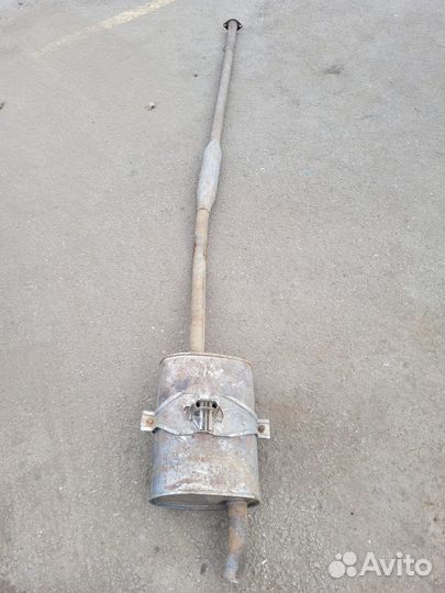 Глушитель в сборе на Toyota Ipsum