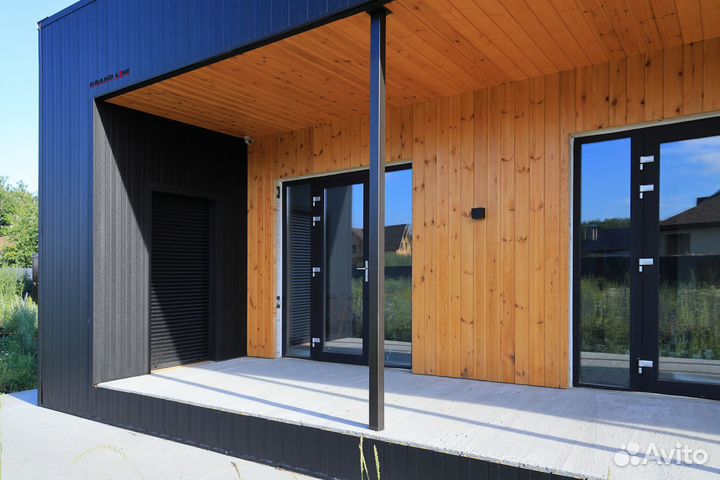 Вертикаль 0,2 classic 0,5 Rooftop Бархат с пленкой RAL 9005 черный