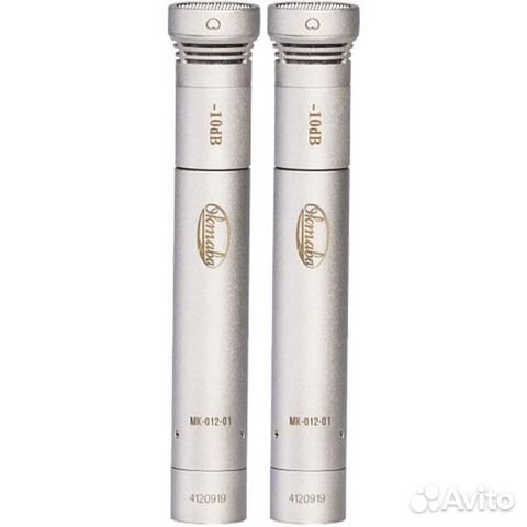 Стереопара микрофонов Октава мк-012-01 (никель, в