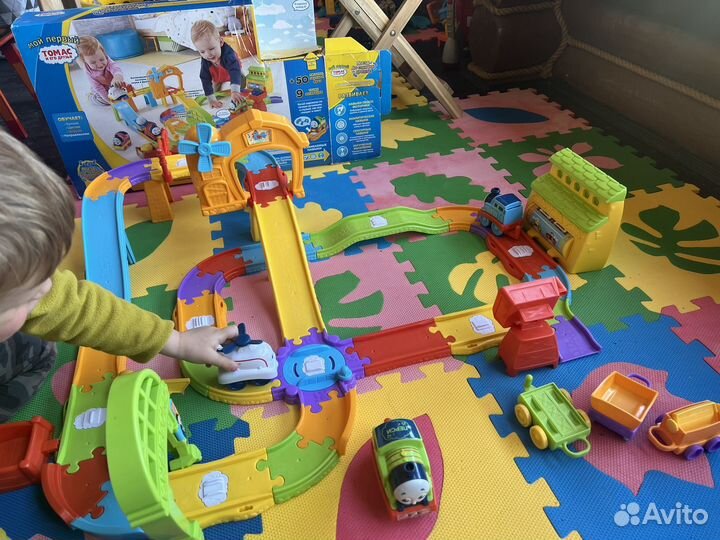 Железная Дорога fisher price Мой первый Томас