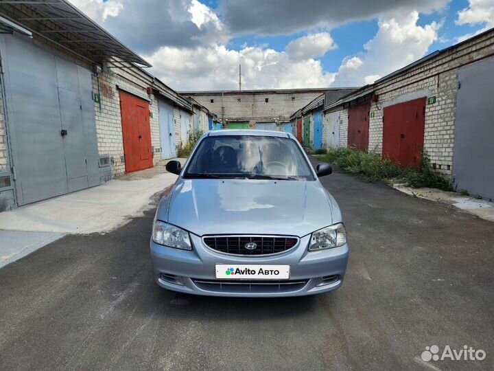 Hyundai Accent 1.5 МТ, 2003, 183 000 км