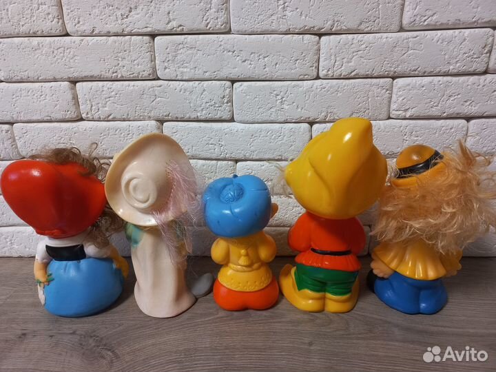 Игрушка 5шт.дзи резиновые