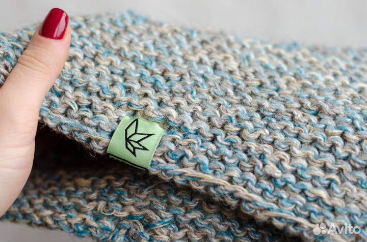 Теплая повязка из конопли с шерстью