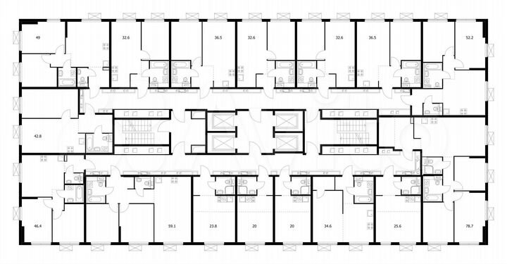 2-к. квартира, 36,5 м², 32/33 эт.