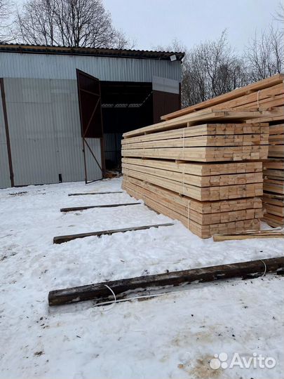 Доска обрезная 50х200х6000мм