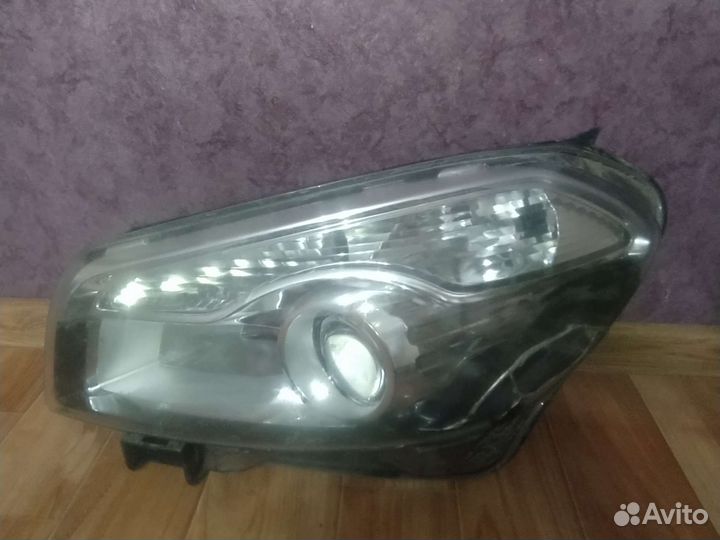 Фара левая Nissan qashqai j10 рестайлинг