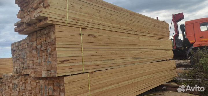 Доска обрезная сосна