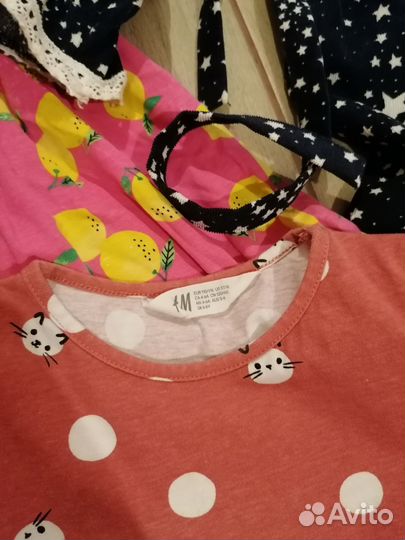 Платья H&M на девочку 4-5 лет
