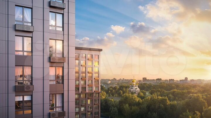 2-к. квартира, 60,1 м², 23/25 эт.