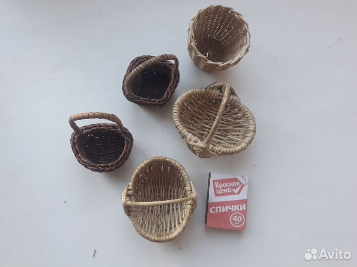 Декоративные корзинки, маленькие,ассорти