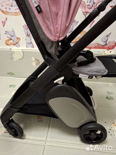 Bugaboo ant + подножка,черное шасси