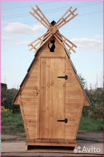 Дачный туалет деревянный BOD
