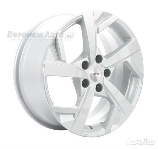 Диски Khomen Wheels KHW1712 7x17 5x114.3 ET50 DIA67.1 F-Silver