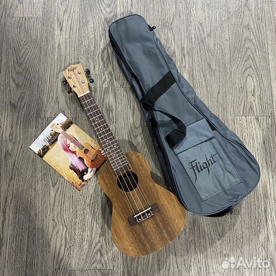 Flight NUC200 укулеле концерт с чехлом (новое)