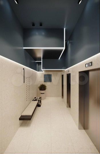 2-к. квартира, 55,8 м², 6/23 эт.