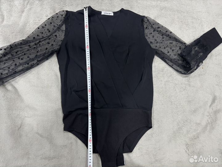 Боди женское черное 44