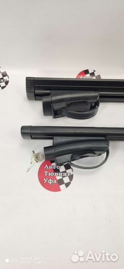 Багажник крыловидный черный