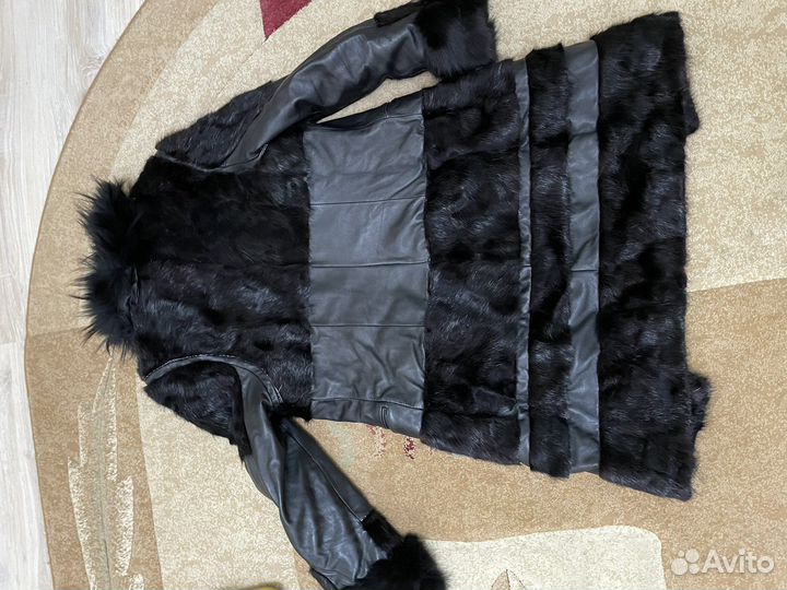 Шуба комбинированная