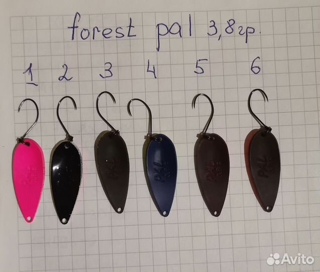 Форелевые блесна Forest pal