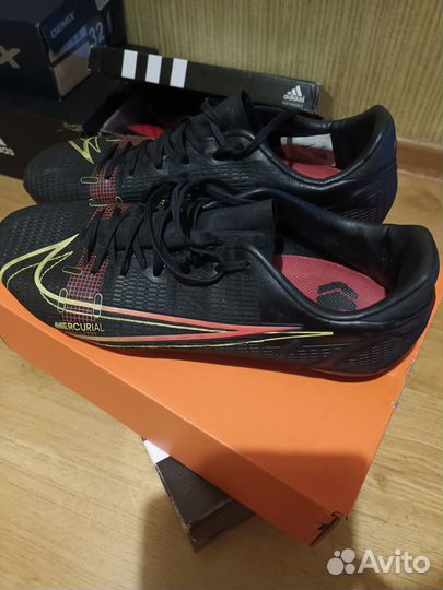 Футбольные бутсы nike mercurial размер 39