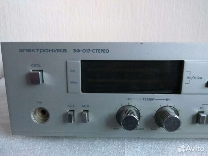 Усилитель Электроника эф-017 СССР