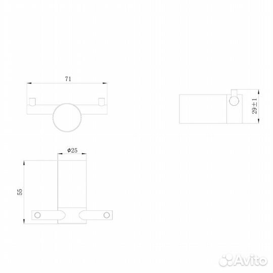 Крючок для ванной Raiber RPB-80005, черный