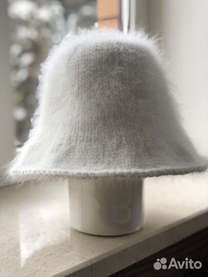 Шапка-панама с варежками