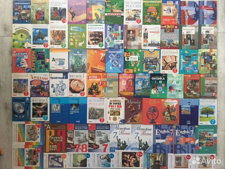 Огромный выбор редких почти новых учебник.3-7класс