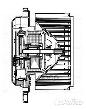 Вентилятор отопителя салона infiniti/nissan QX5