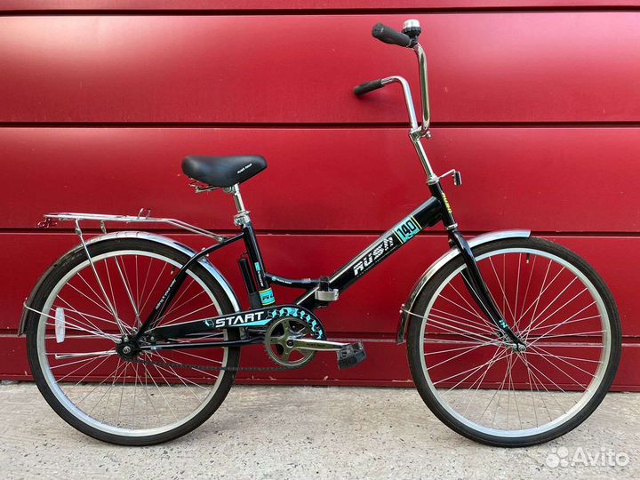 Велосипед, как новый, складной rush, колёса на 26