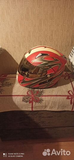 Мотошлем модуляр размер l