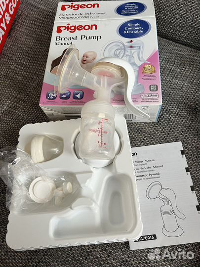 Молокоотсос ручной pigeon breast pump