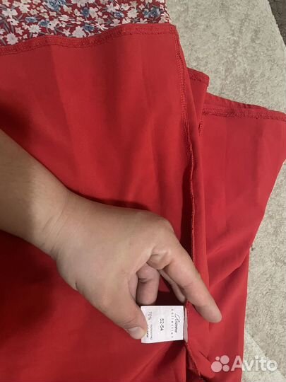 Платье нарядкое красное 52-54