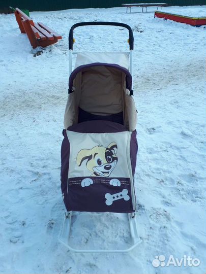 Коляска санки