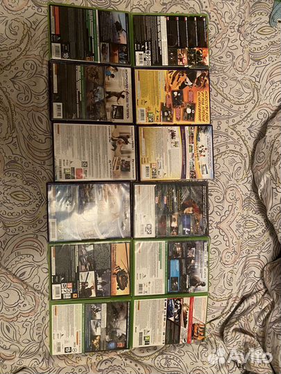 Игровые диски на Xbox 360 и Kinect