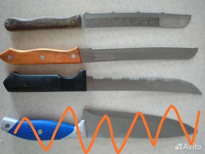 Кухонные принадлежности ножи лопатки точилка