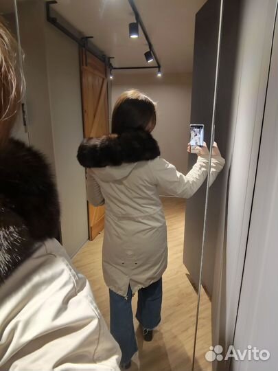 Парка с натуральным мехом 40 / 42