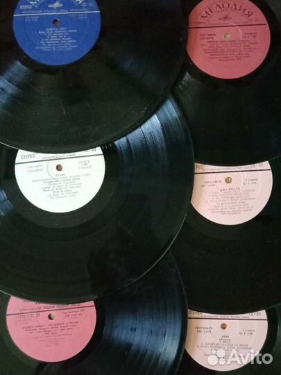 Грампластинки разных размеров